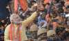 Prime Minister Narendra Modi in his constituency of