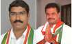 Disqualified Congress MLAs Komatireddy Venkat Reddy and SA