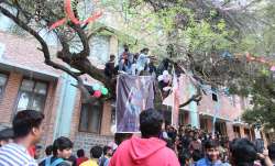 Virgin Tree Valentine ritual: Students worship Jacqueline