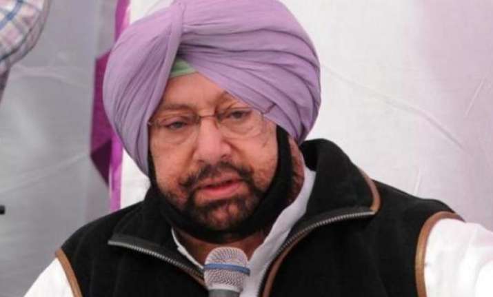 Punjab chief minister Captain Amarinder Singh