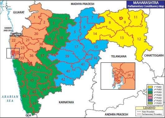 Map of Maharashtra