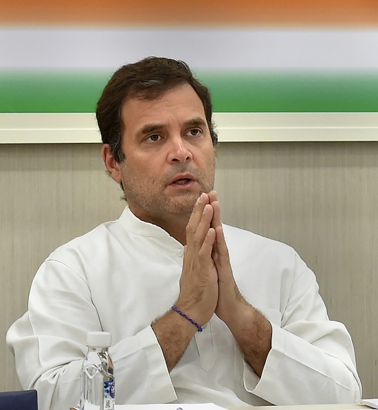 Congress President Rahul Gandhi